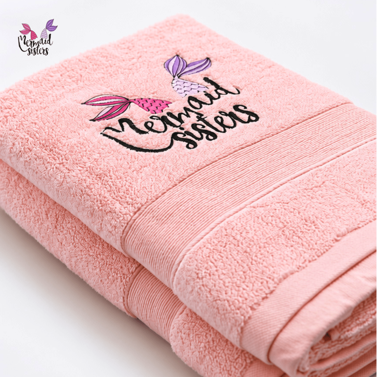 Meerjungfrauen-Schwestern Roze Badetuch