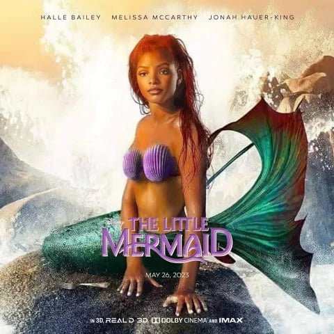 Afbeelding geïnspireerd door Disney’s The Little Mermaid 2023 film