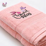 Meerjungfrauen-Schwestern Roze Badetuch
