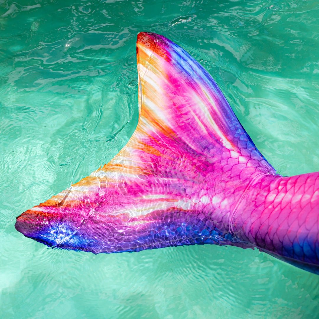 Meerjungfrau Set Tropischer Sonnenuntergang