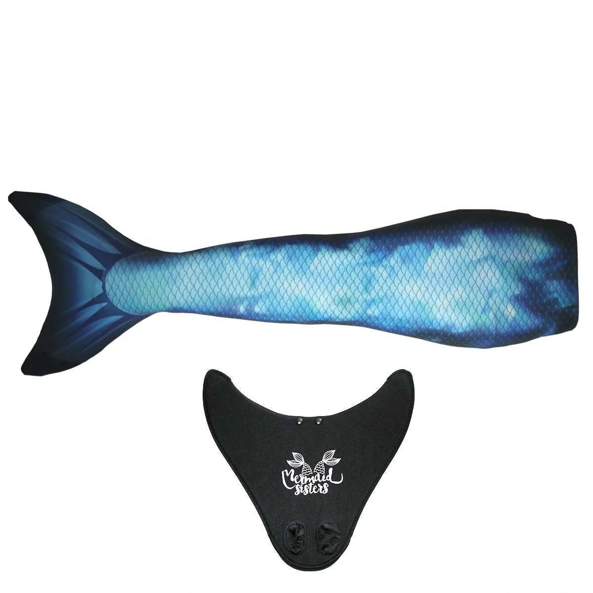 Zeemeermin staart Oceanic met monovin in blauw design – Mermaid Sisters