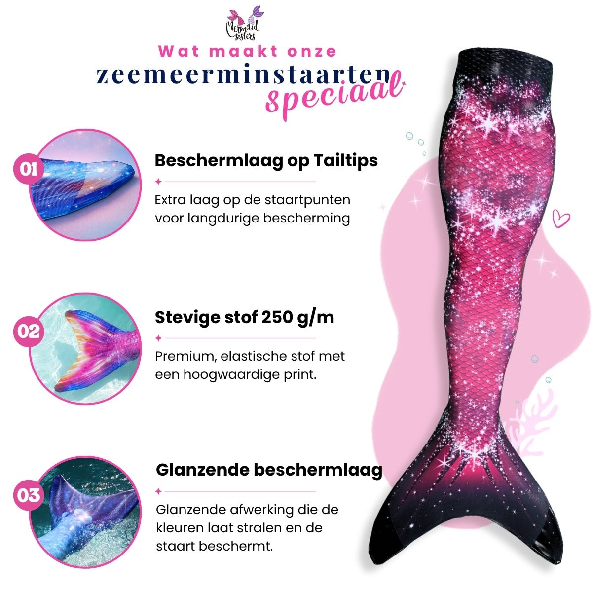 Meerjungfrauenschwanz Pink Passion