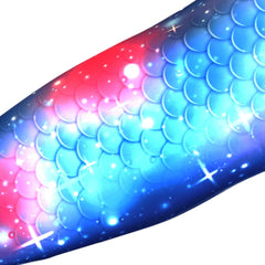 Zeemeermin staart Prinses Tara met glanzende details print – Mermaid Sisters