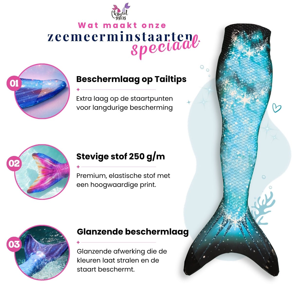 Meerjungfrau Set Funkelnder Spritzer