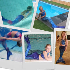 Kind gebruikt zeemeermin staart Star of the Sea Blue – Mermaid Sisters