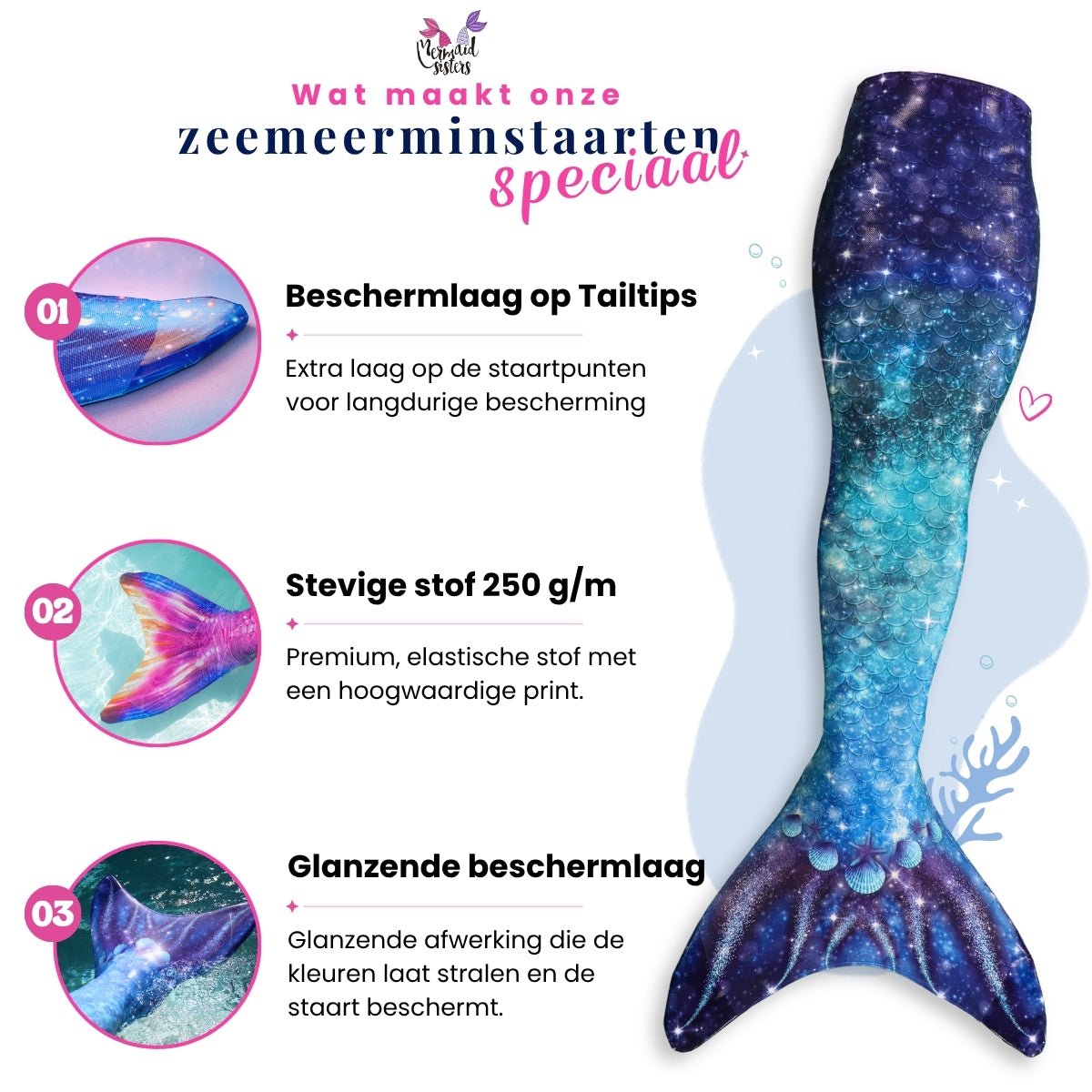 Meerjungfrauenschwanz Star of the Sea Blue